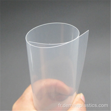 Film plastique protecteur transparent de film de polycarbonate de 0,5 mm